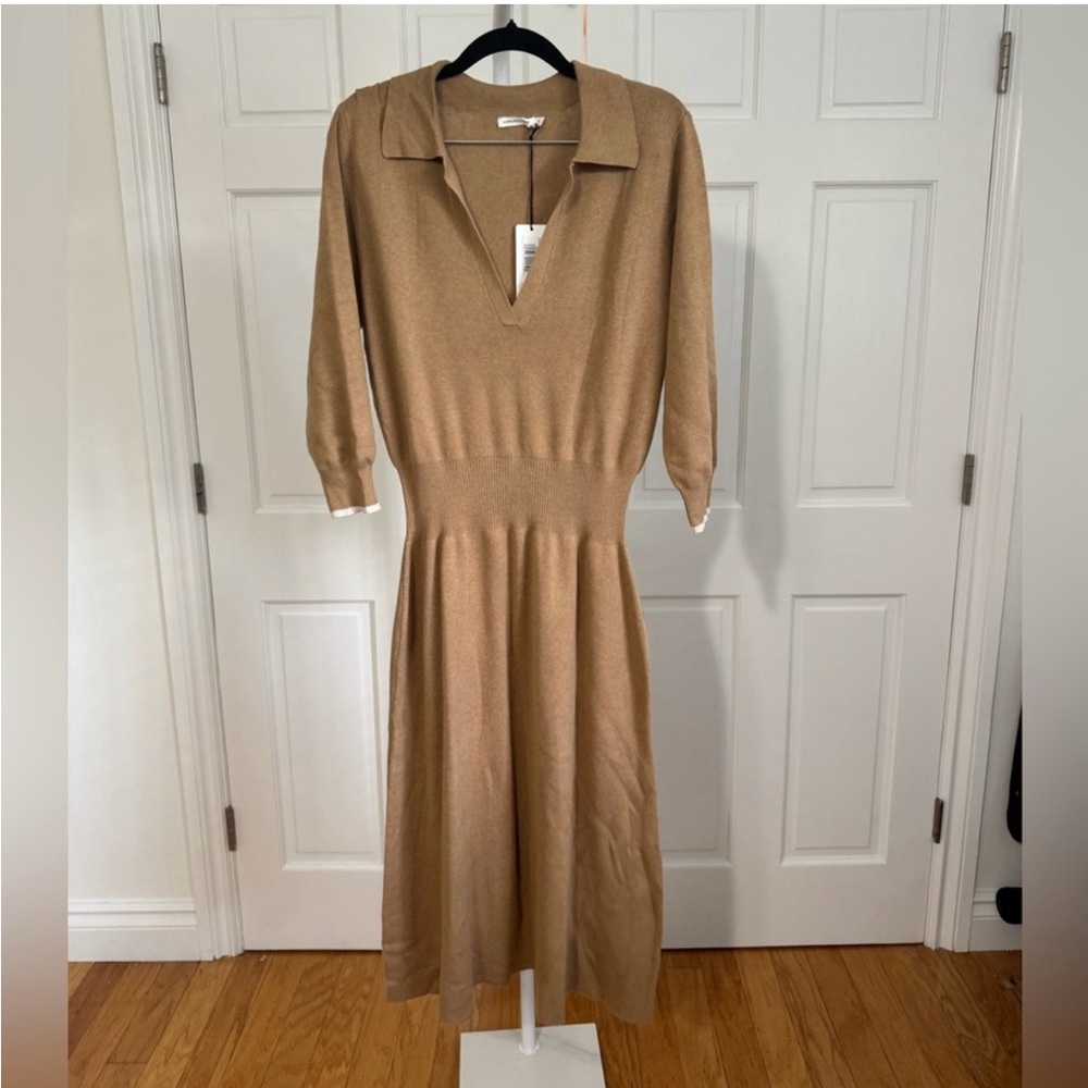 Unsubscribed Tan Sweater Dress Size Medium